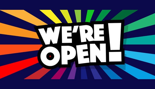 We are OPEN 1