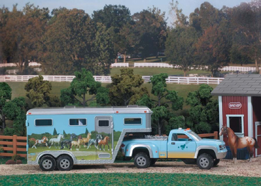 Stablemates Pick Up Truck and Gooseneck Trailer from Breyer and Totally Thomas Inc