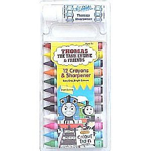 Thomas Crayons with Sharpener