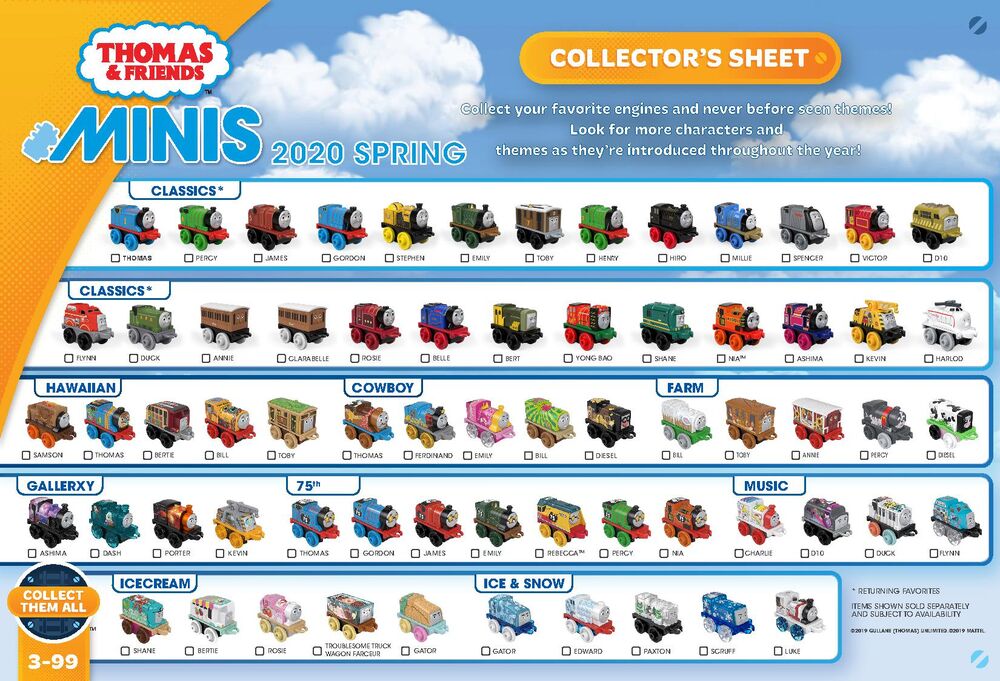 Thomas minis sales 2020