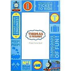Thomas Light Blue Frame Greeting Card
