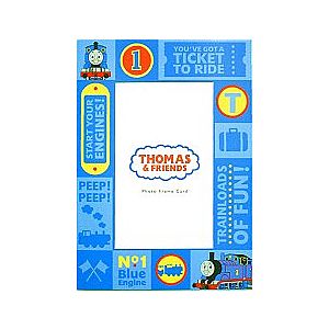 Thomas Light Blue Frame Greeting Card