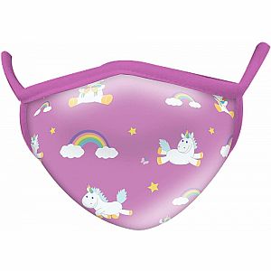 Wild Smiles Face Mask - Child - Unicorns & Rainbows