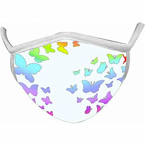 Wild Smiles Face Mask - Adult - Butterflies