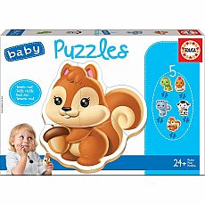 Animals 5-Puzzle Baby Puzzles