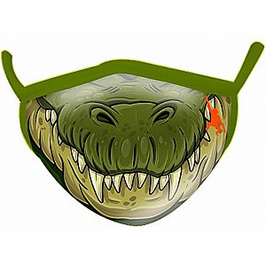 Wild Smiles Face Mask - Adult - Crocodile