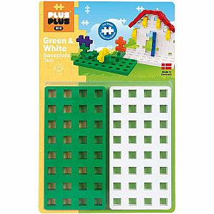 Plus-Plus BIG Baseplate Duo - Green/White