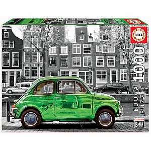 Car in Amsterdam 1000-pc Jigsaw Puzzle