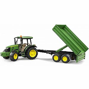 John Deere 5115 M with Tipping Trailer