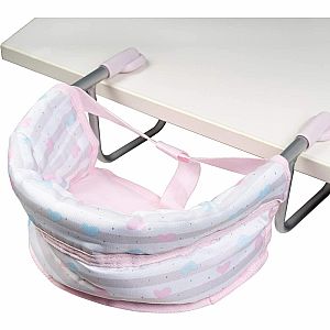 Classic Pastel Pink Table Feeding Seat  13"