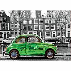 Car in Amsterdam 1000-pc Jigsaw Puzzle