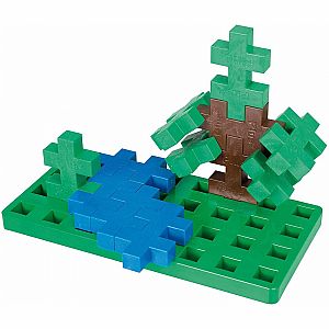 Plus-Plus BIG Baseplate Duo - Green/White