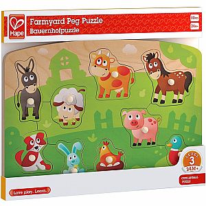 Farmyard Peg Puzzle