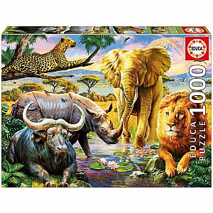 The Big Five 1000-pc Jigsaw Puzzle