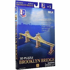 3D Puzzle Brooklyn Bridge 64pc