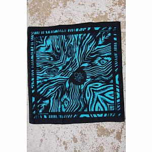 Homegrown Bandana - Turquoise/Black