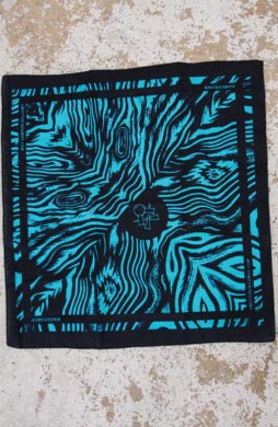 Homegrown Bandana - Turquoise/Black
