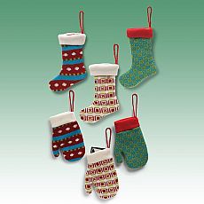 Knit Mitten/Stocking Ornaments