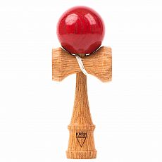 KROM Deluxe Kendama - Red Oak with Red Tama