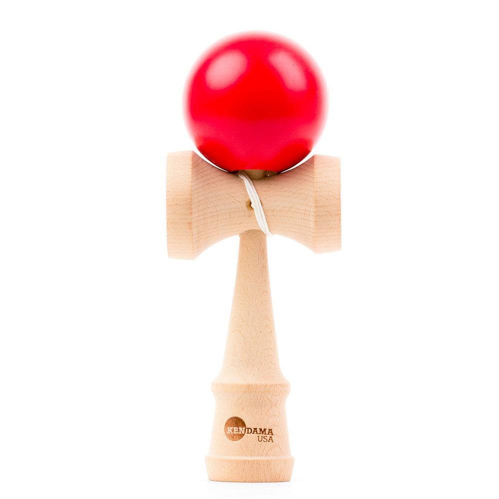 Tribute Jumbo Kendama Red Sticky Paint, from Kendama USA and Totally