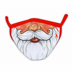 Wild Smiles Face Mask - Child - Santa