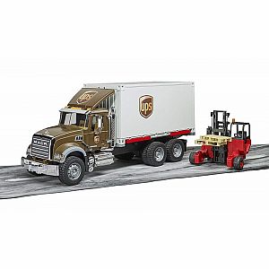 MACK Granite UPS Logistics Truck with Forklift