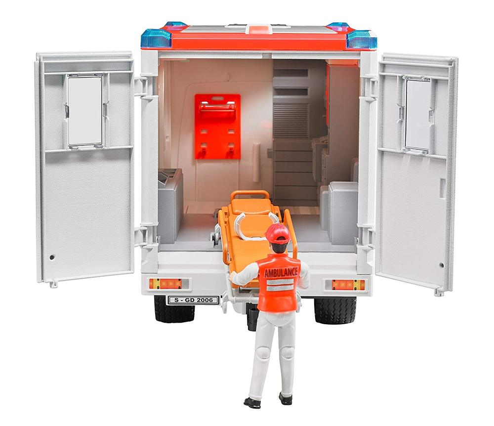 bruder 02536 mb sprinter ambulance with driver vehicle