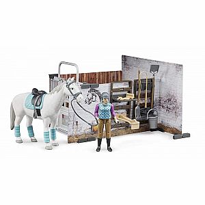 Bworld Horse and Barn Set