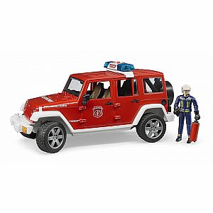 Jeep Rubicon Fire Vehicle with Fireman