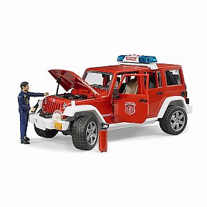 Jeep Rubicon Fire Vehicle with Fireman