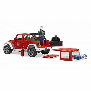 Jeep Rubicon Fire Vehicle with Fireman