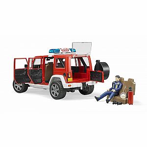 Jeep Rubicon Fire Vehicle with Fireman