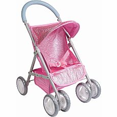 Glam Glitter Med Shade Stroller Pink  23"