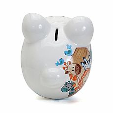 Child to Cherish Ceramic Piggy Bank, Noah's Ark