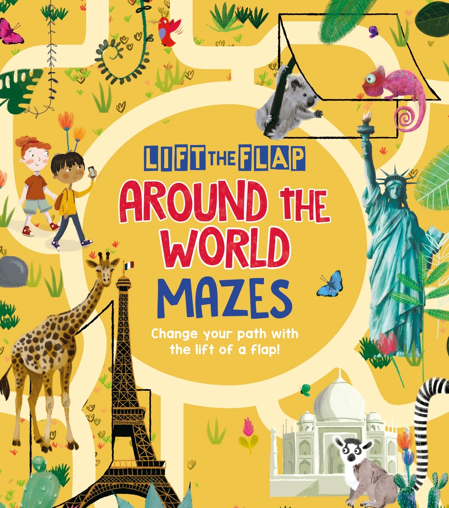 Lift-the-Flap: Around the World Mazes, from Baker &amp; Taylor and Totally ...