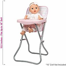 Pink High Chair  Fits 16"