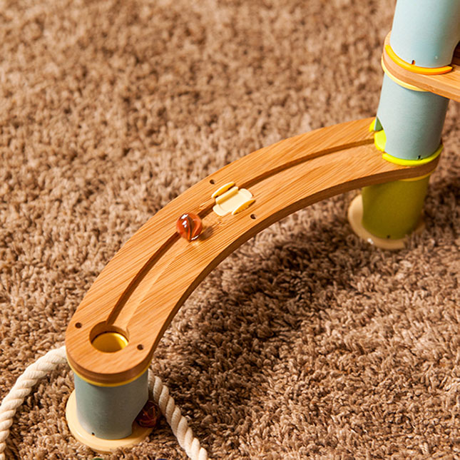 Bamboo Builder Marble Run78pcs, from Fat Brain Toy Co and Totally