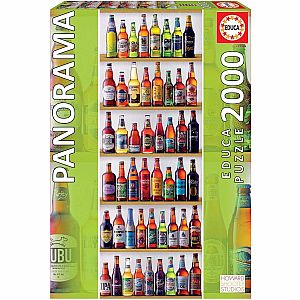 Beers of The World Panorama Puzzle 2000pc 