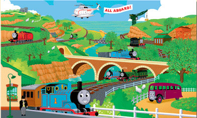 Thomas & Friends Large Mural