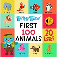 Ditty Bird First 100 Animals Sounds Book