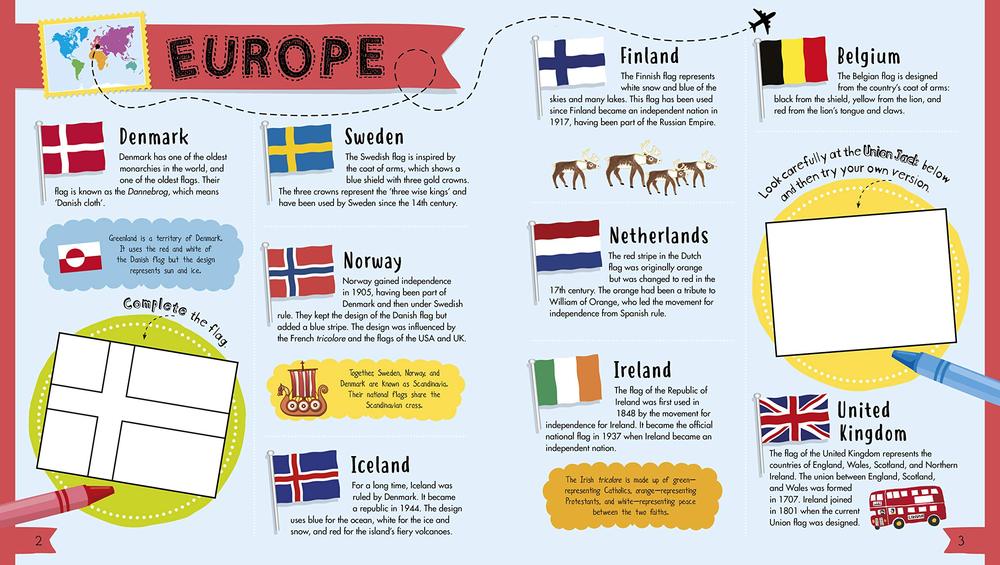 Flags of the World Activity Book, from Baker & Taylor and Totally Thomas Inc.