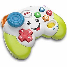 Fisher-Price Pretend Video Game Controller Baby Toy with Music Lights and Learning Songs