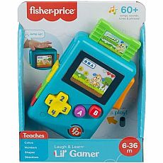 Fisher-Price Lil’ Gamer Learning Toy, Pretend Handheld Video Game Toy with Music and Lights