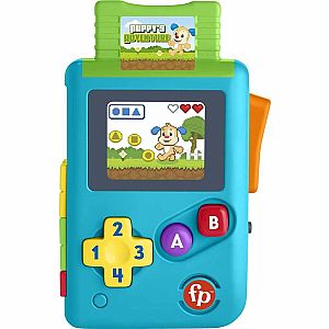 Fisher-Price Lil’ Gamer Learning Toy, Pretend Handheld Video Game Toy with Music and Lights