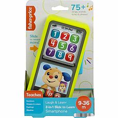 Fisher-Price Laugh & Learn Baby to Toddler Educational Toy Phone with Lights and Music