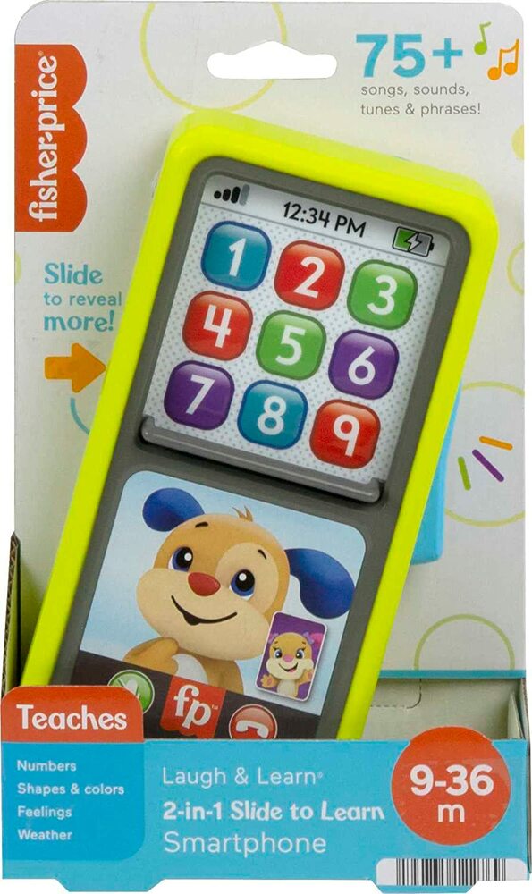 FisherPrice Laugh & Learn Baby to Toddler Educational Toy Phone with