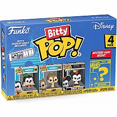 Funko Bitty Pop! Disney Mini Collectible Toys 4-Pack - Goofy, Chip, Minnie Mouse & Mystery Chase Figure