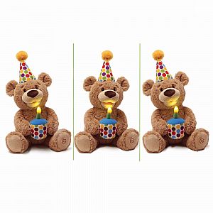 Happy Birthday! Animated Teddy 10"