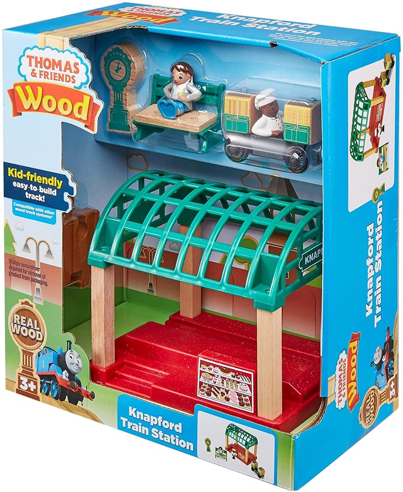 wooden railway knapford station