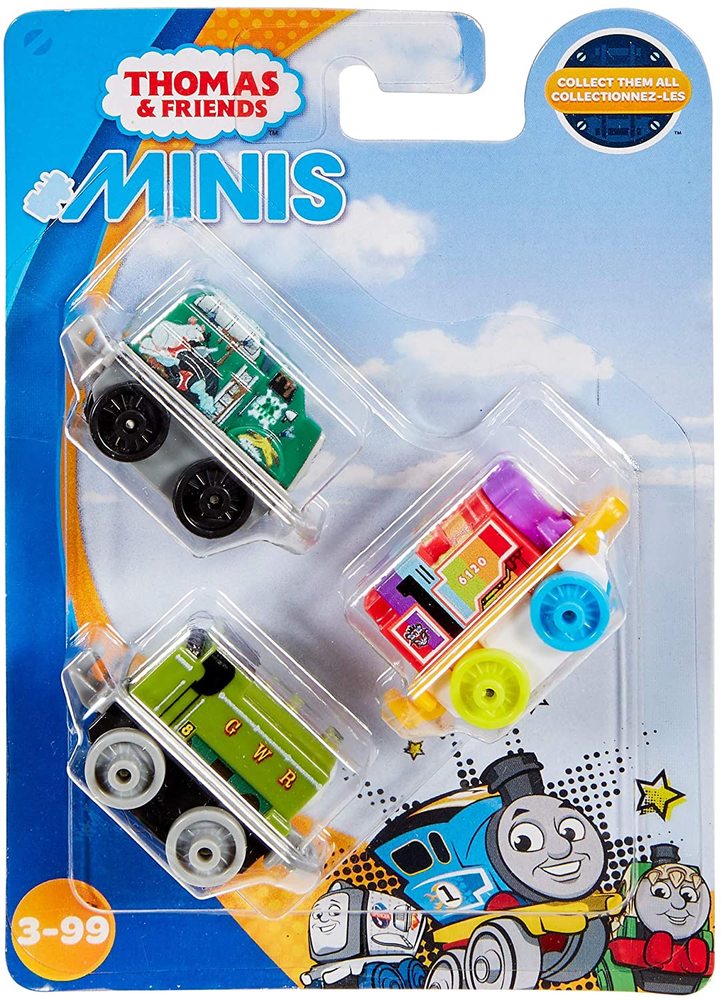 MINIs 3 pack Trash Flynn Rainbow Belle Duck from Mattel and Totally Thomas Inc